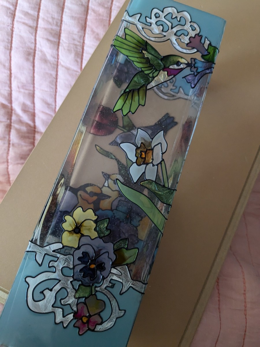 ★ジョンベイカー★アートステンドグラスJ★Joan Baker Designs Vintage JOAN BAKER Designs CATS Hand Painted Stained Glass