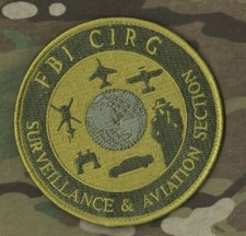 FBI CRITICAL INCIDENT RESPONSE GROUP CIRG Surveillance-Aviation MULTICAM PATCH