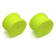 NEW Associated Buggy Rear Wheels Hex Yellow 2pcs for RC10B5 / B5M