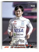 2024 Topps Paddock Pass Formula 1- F1 Drivers #17 Yuki Tsunoda