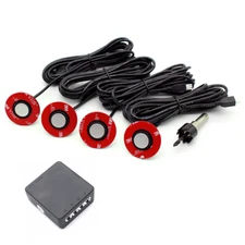 16mm Hidden Car Parking Sensors Reverse Backup Rear Radar Sound Buzzer Alarm Kit