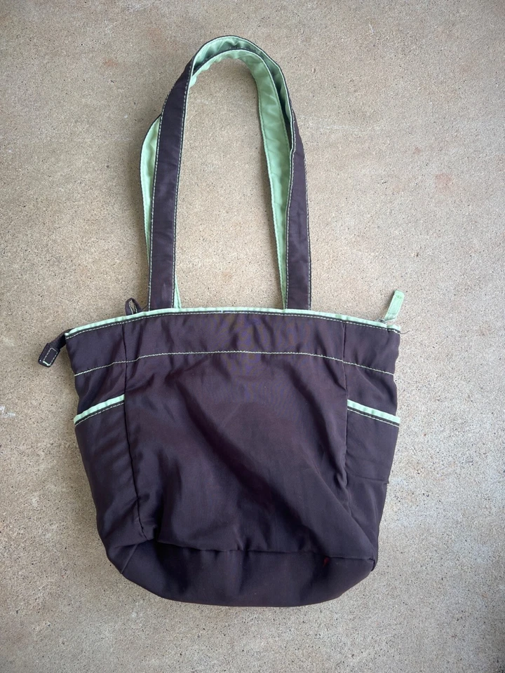 Disney Baby Brown & Green Winnie The Pooh Diaper Bag Tote With Zipper Closure & - Image 2 of 4