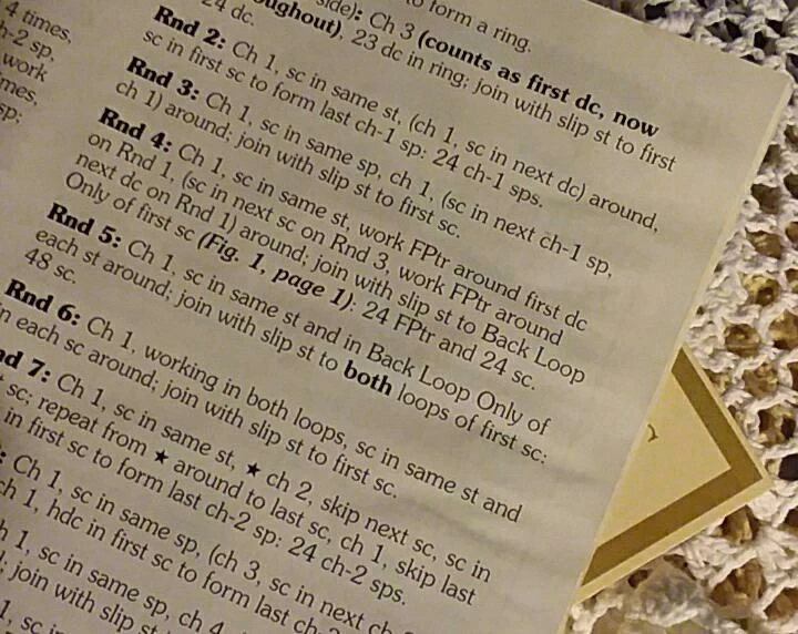 Crochet Big Book of Little Doilies 1996 And 5 Doilies Lot Of 6 Vintage - Image 3 of 3