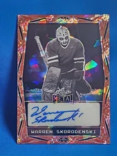 WAREN SKORODENSKI2024 Leaf Metal Auto Autograph CRACKED ICE SSP 5/6 