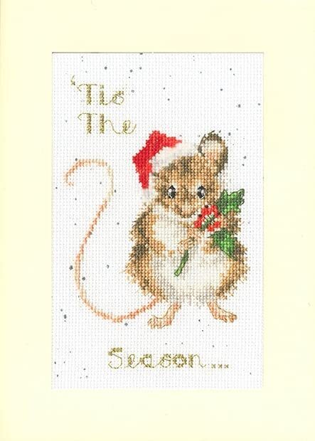 Bothy Threads Cross Stitch Kit - Christmas Card, 'Tis the Season Xmas 56
