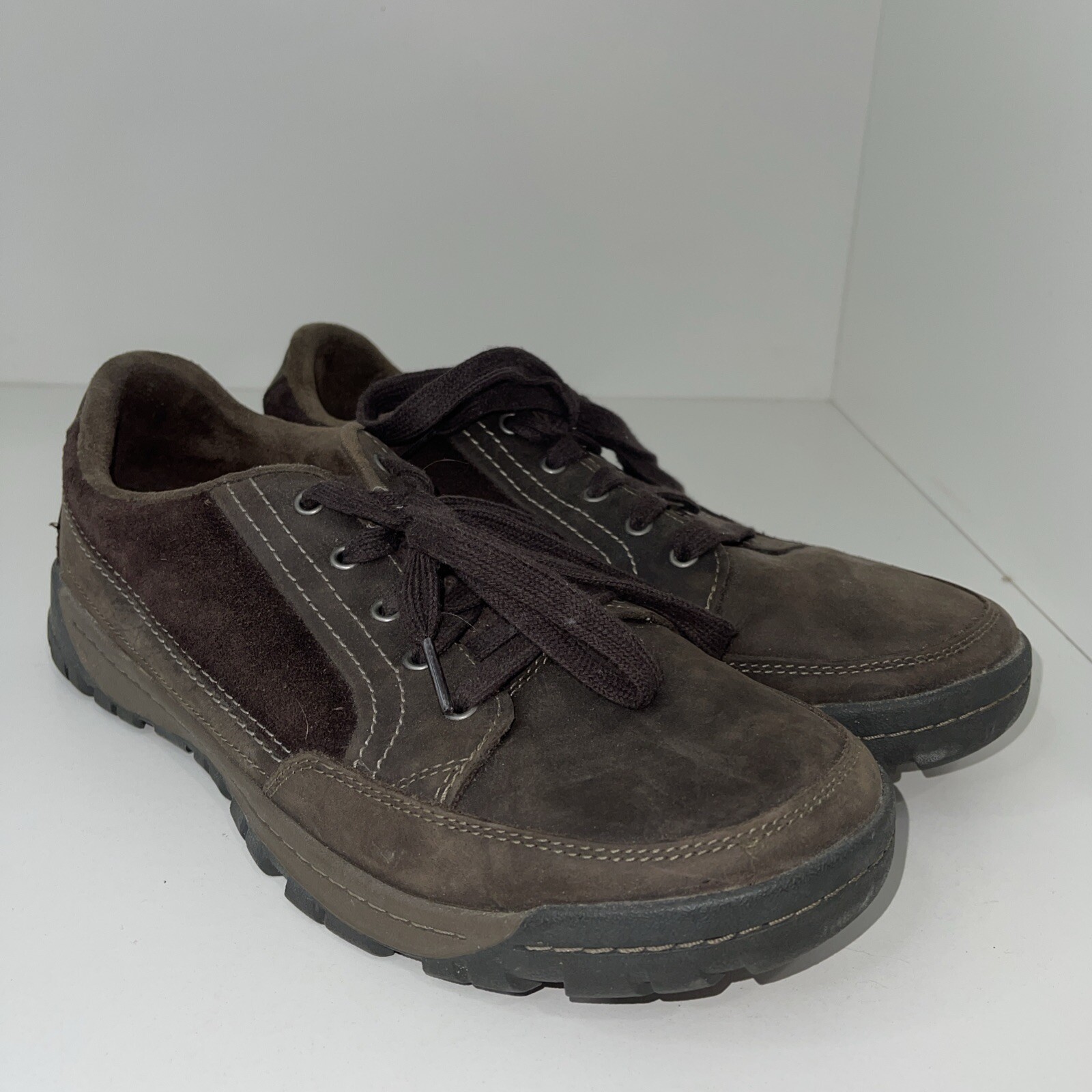 Scarpe da viaggio uomo Merrell Espresso marrone pelle scamosciata sfera taglia 10