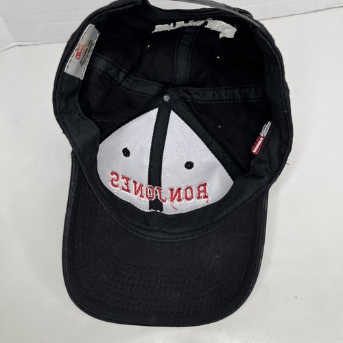 Vintage Ron Jones American Motor Music Biker Hat Cap Black Adjustable - Picture 7 of 8