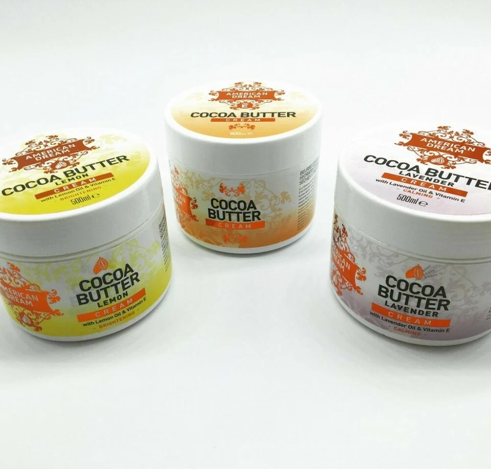 American Dream Cocoa Butter Body Cream Lotion + Lemon + Lavender Full Range!!! - Image 2 of 4