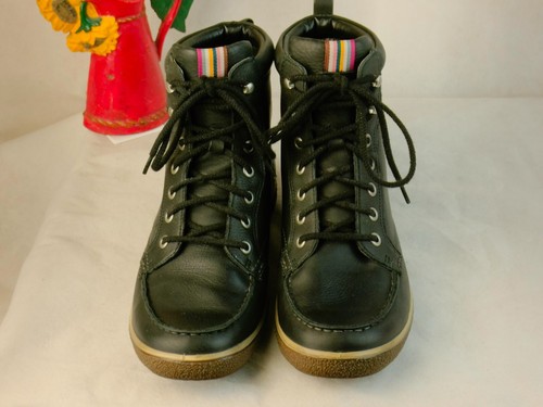 Ecco Black Boots Size 38 uk 5 - Picture 7 of 17