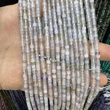 2x3mm Natural Grey Agate Heishi Disc Spacer Beads for Jewelry Making DIY
