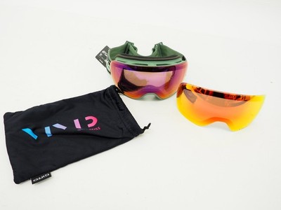 New! Giro Article II Winter Goggles Trail Green Access w/ VIVID Ember Lens + 1