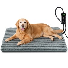 Large Pet Heating Pad, Waterproof Heated Dog Cat Bed with 11 Adjustable