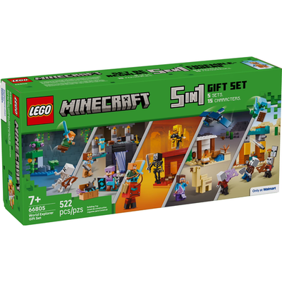 Buy LEGO 66805 Minecraft World Explorer Gift Set - 5 Lego Sets in