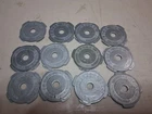 45 RPM Vinyl 7" Record Adapter, Insert : Set of 12 Bulk Metal Adaptor Webcor