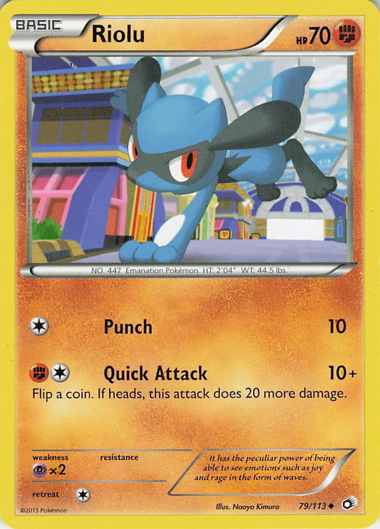 Riolu Uncommon Legendary Treasures 79/113 LP