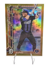 2025 Topps Holiday - Chrome Jace Jung #HC136 Gold Refractor /50 (RC)