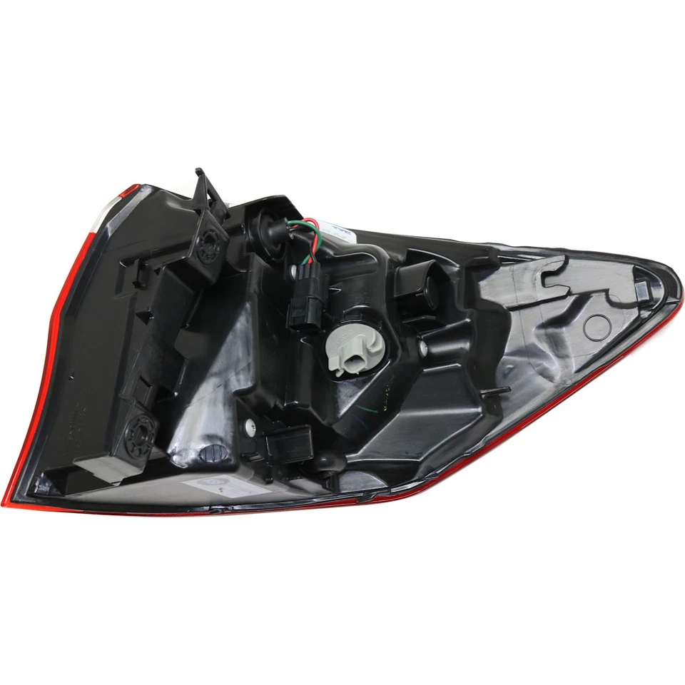 Juego de luces traseras para Acura RDX 2016-2018 izquierda interior y exterior transparente/rojo halógeno Foto 3 de 4