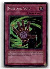 Null and Void SOD-EN057 1st Edition Super Rare Soul of the Duelist LP