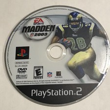 Madden 2003 (Sony PlayStation 2, 2002) PS2 Tested