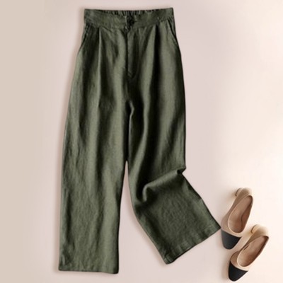 Wardrobe Essential Loose Fit Damen Hose aus hochwertiger Baumwollmischung