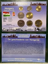 Littleton World Coin Set - Hungary 8 coins with card