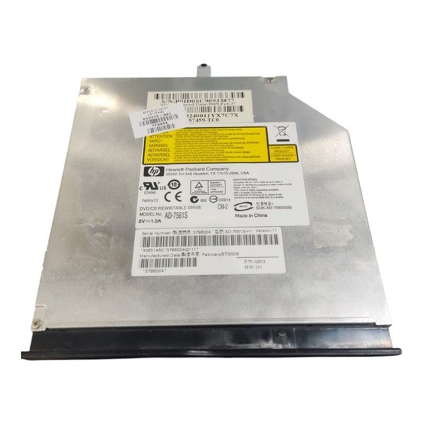 Regrabadora DVD para portatil HP Compaq Presario CQ71 513773-001 repuesto lector