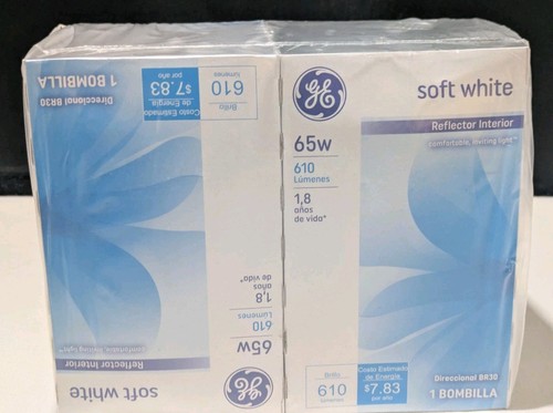 GE 65W Soft White Indoor Floodlight Bulb 6 Pack 610 Lumens BR30 NOT LED - Picture 4 of 7