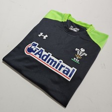 Wales Under Armour Cymru WRU Rugby Union Shirt 2014 Jersey Size Men's Medium 