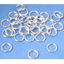 36 7mm Round Split Rings Fishing Tackle Beading Parts