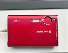Nikon COOLPIX S5 Red Compact Digital Camera Tested Working Seller Japan