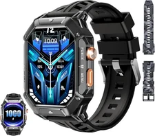 OUKITEL Smart Watch for Men BT80, 2.13" AMOLED HD Display 100 Day Long Battery