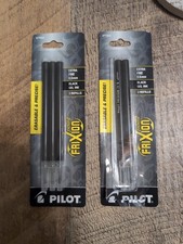 1 Pack Pilot FriXion Point Refills 77343 0.5mm Extra Fine Point, Black Gel Ink