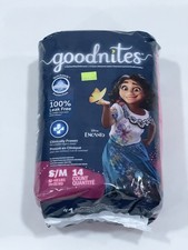 Goodnites Girls S/M Nighttime Bedwetting Underpants 14ct Encanto