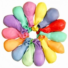 100 Pack 18 inch Pastel Balloons 10 Kinds Colors Colorful Party Balloon Bulk ...