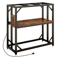 20-29-37 Gallon Fish Tank Stand with Power Outlet,Adjustable Aquarium Stand, ...
