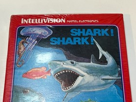 Original SEALED 1982 Shark! Shark! video game Intellivision CIB + 1987 catalog