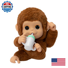 Little Live Pets My Baby Monkey Mango - 50 Sounds  Reactions, Plush Interactiv