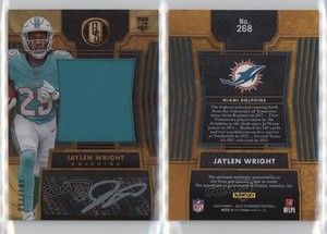 2024 Panini Gold Standard Jersey Jumbo /149 Jaylen Wright #268 Rookie Auto RC