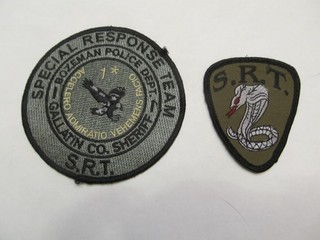 Montana Gallatin Co Sheriff Bozeman Police SRT Patch Set