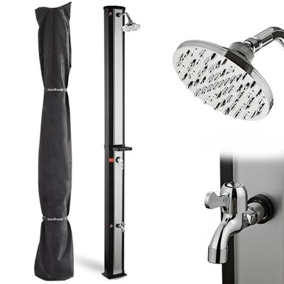Outdoor Solardusche mit Wasserspeicher für Garten, Pool und Camping