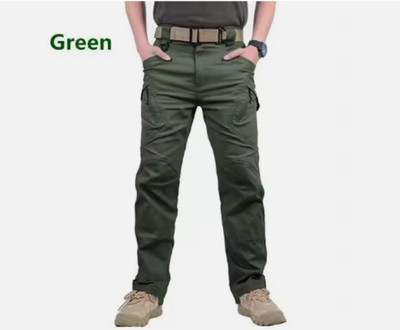 Mens Cargo Pants Tactical Waterproof Work Outdoor Hiking Combat Trousers US