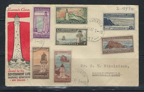 New Zealand Life Insurance First Day Cover, 1947