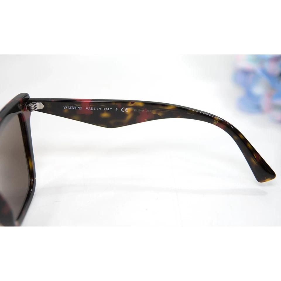 Gafas de sol Valentino VA4084 rojo tortuga logotipo VLTN estuche nuevo con etiquetas Foto 4 de 4