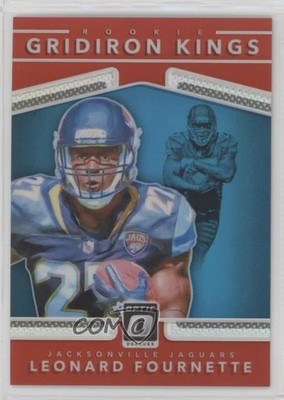 2017 Donruss Optic Red Prizm 11/99 Leonard Fournette #16 RC 4l3