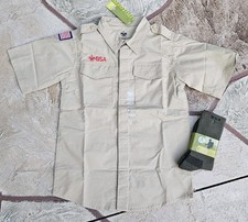 Boy Scouts Official Uniform Shirt Youth Medium NWT Khaki  Cool Max Socks Lot