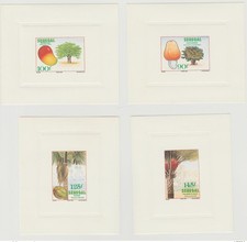 Senegal 1991 Mi. 1131-1134 Luxury Sample Fruit Trees Fruits