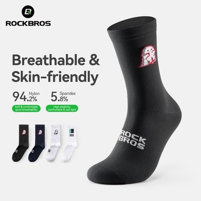 Rockbros Cycling Socks Breathable Nylon Non-damp Socks Skin-friendly Bike Sport
