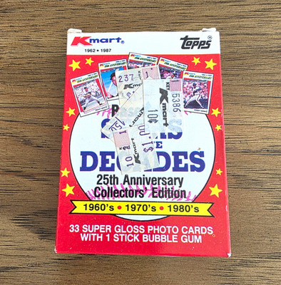 Topps 1987 Kmart Baseball's Stars of the Decades Collectors Edition Pack 33