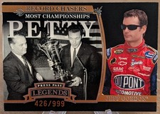 2006 Press Pass Legends Record Chasers Bronze 426/999 Jeff Gordon Richard Petty