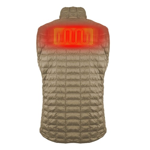 New Mobile Warming Mens Backcountry 7.4V battery Heated Vest MOREL in Small size - Picture 2 of 2